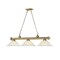 Z-Lite Cordon 3 Light Billiard, Rubbed Brass & White Mottle 2306-3RB-WM16 - alternate 6